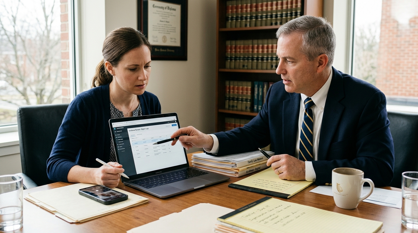 Homebuyer reviewing compensation terms in a buyer representation agreement